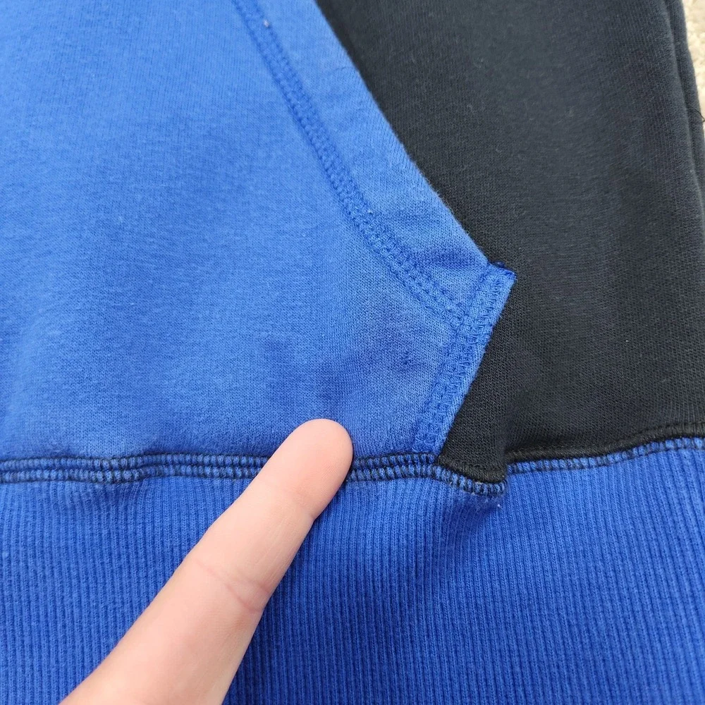 Vintage‎ Kentucky Wildcats Hoodie Men Medium Nike Y2K Black Blue Fleece NCAA UK